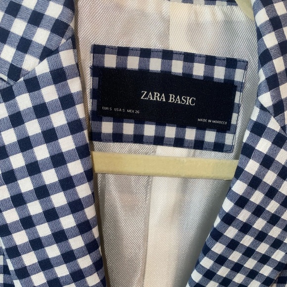 Zara Blazer- Size Small. Navy and White. Tags On! - Picture 4 of 4